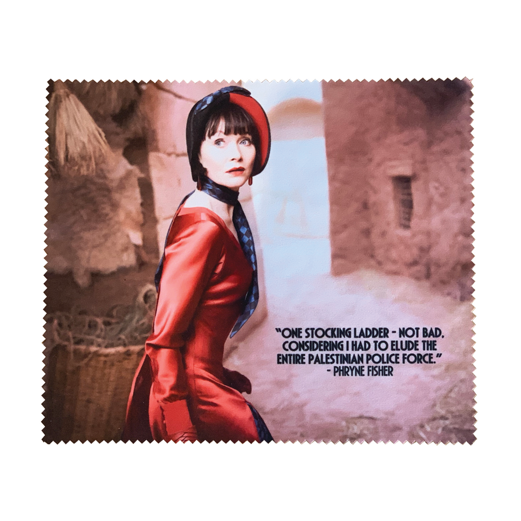 Miss Fisher and the Crypt of Tears ‘Red Dress’ Lens Cloth