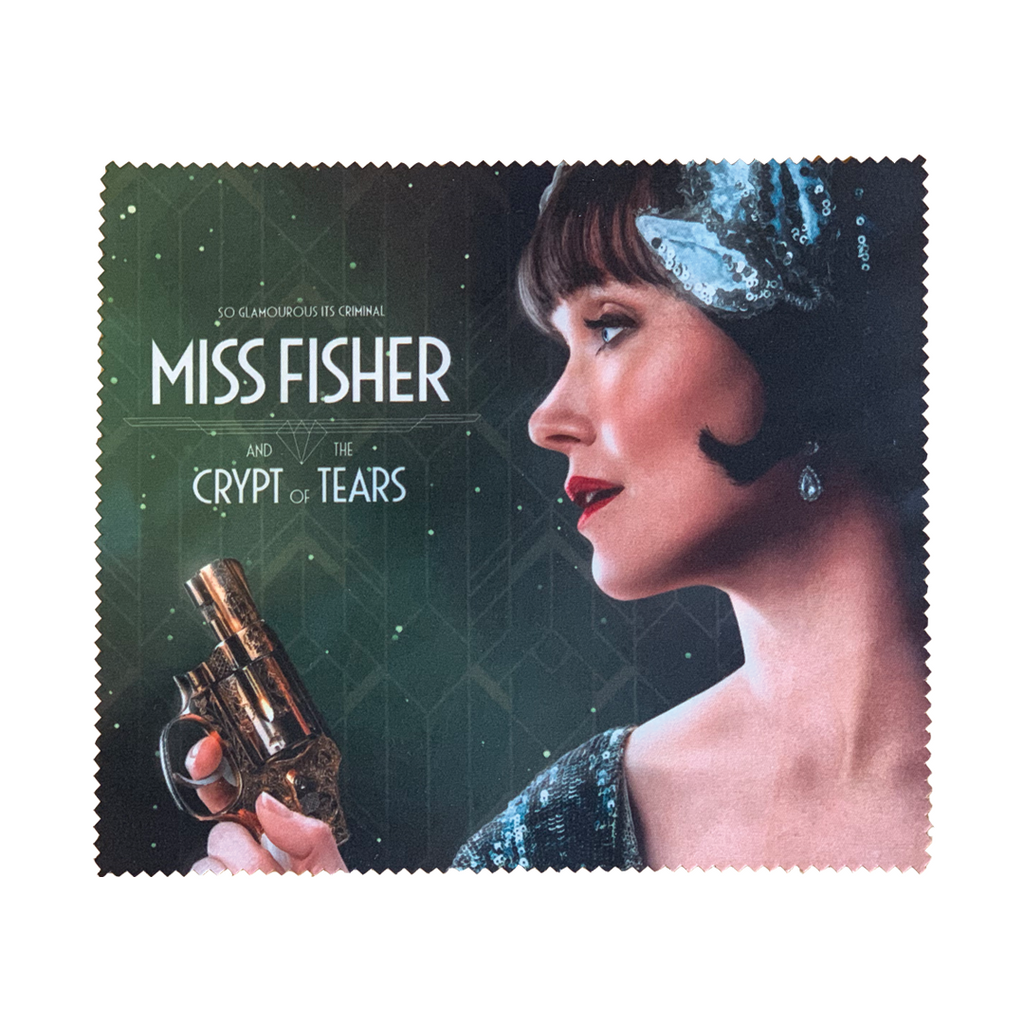 Miss Fisher and the Crypt of Tears ‘Golden Gun’ Lens Cloth